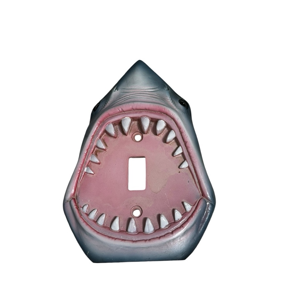 Great White Shark Light Switch Cover for Nautical Decor Coastal Decorations